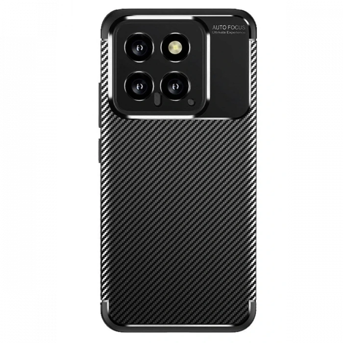 Mey İthalat®   Mi 14T Kılıf Auto Focus Karbon Kapak - Siyah