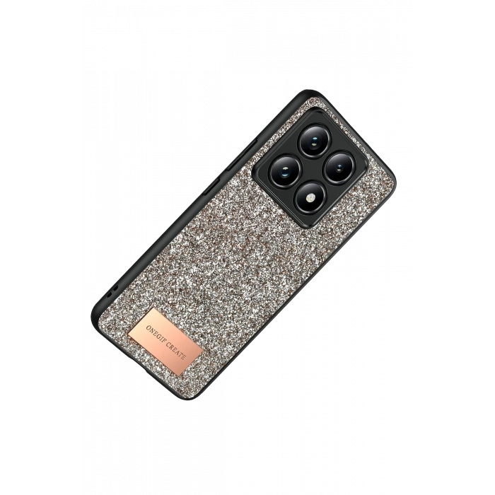 Mey İthalat®   Mi 14T Pro Bright Simli Kapak - Gold