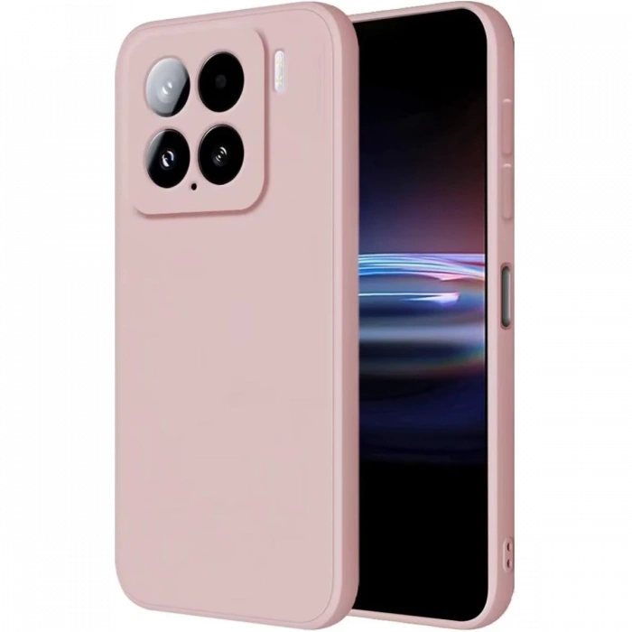 Mey İthalat®   Mi 15 Kılıf Nano içi Kadife Silikon - Pudra