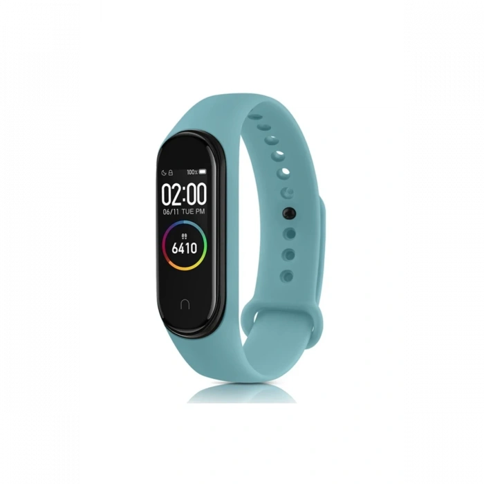 Mey İthalat®   Mi Band 6 Klasik Kordon - Bebek Mavisi