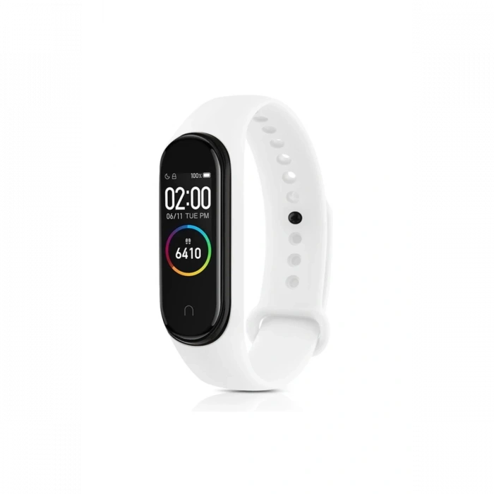 Mey İthalat®   Mi Band 6 Klasik Kordon - Beyaz
