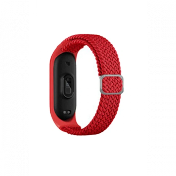 Mey İthalat®   Mi Band 6 Star Kordon - Kırmızı