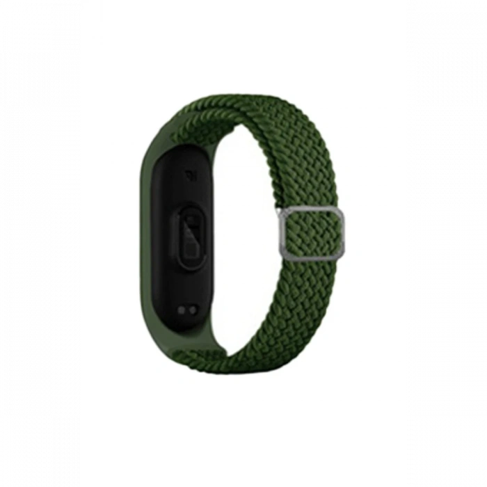 Mey İthalat®   Mi Band 6 Star Kordon - Koyu Yeşil