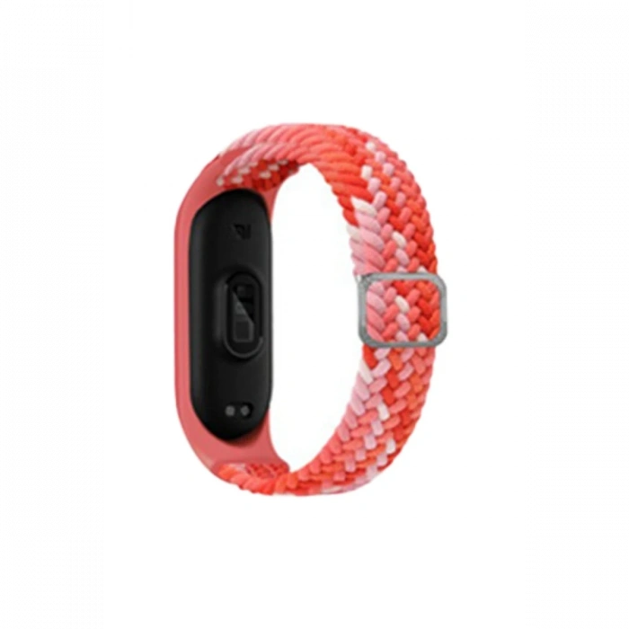 Mey İthalat®   Mi Band 6 Star Kordon - Pembe-Kırmızı