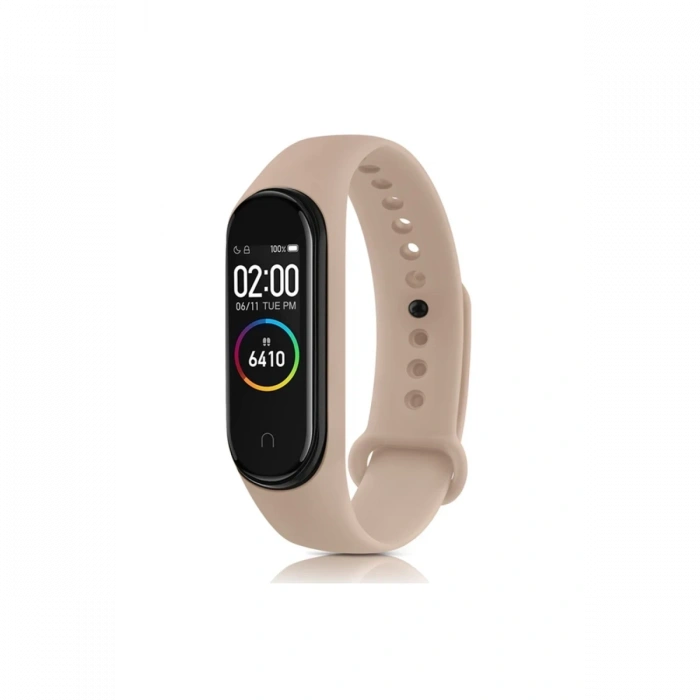 Mey İthalat®   Mi Band 7 Klasik Kordon - Pudra