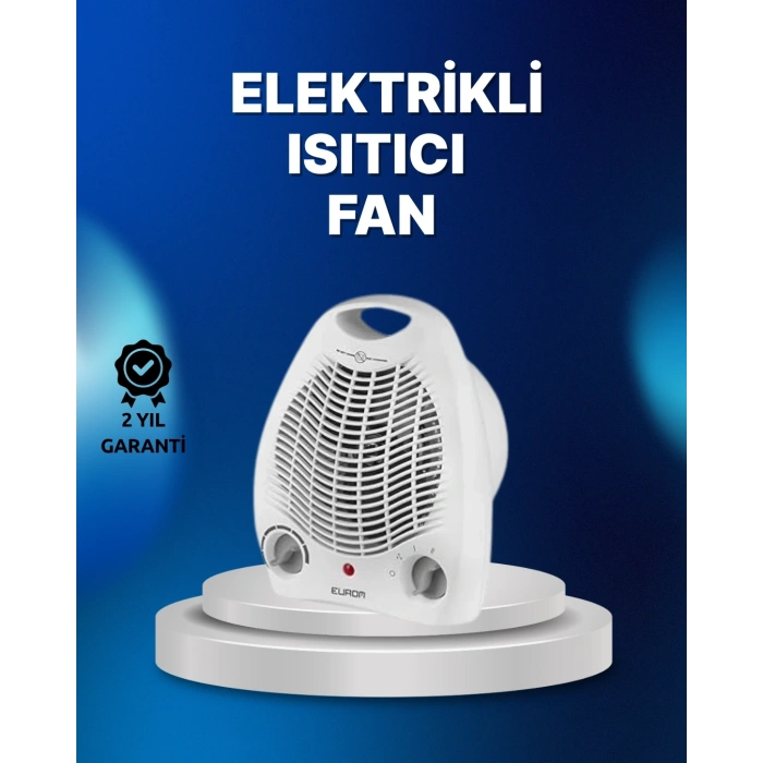 Mey İthalat® Mini Elektrikli Isıtıcı – 2000W Güç, Fanlı Isıtma, 3 Isı Modu
