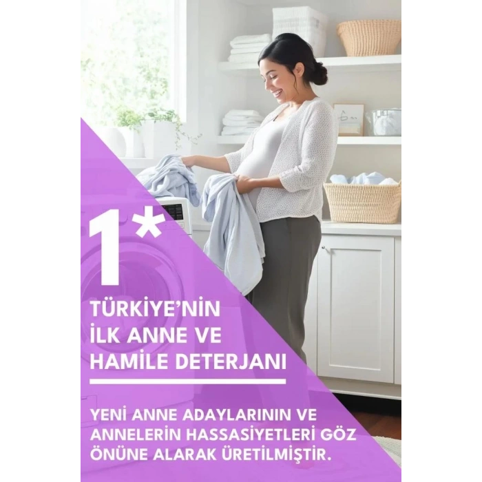 Mey İthalat® MOM Organik Sıvı Çamaşır Deterjanı 1 Lt 50 Yıkama