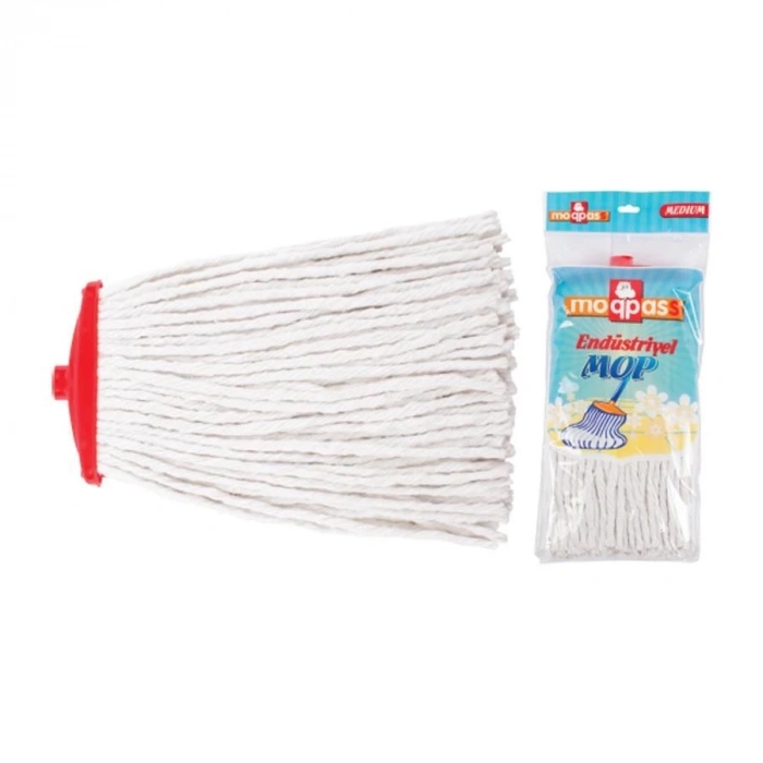 Mey İthalat® Moqpas Endüstriyel İp Mop Medium