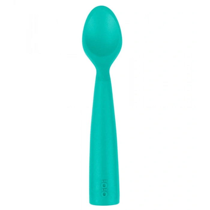 Mey İthalat®   Nam Nam Silikon Mama Kaşığı Aqua Green