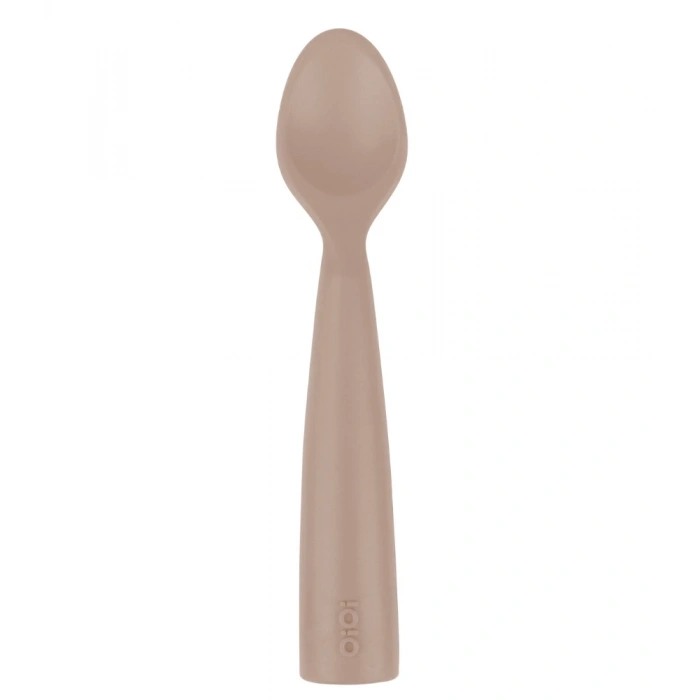 Mey İthalat®   Nam Nam Silikon Mama Kaşığı Bubble Beige