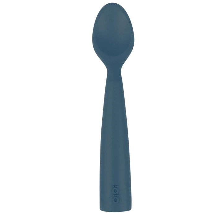 Mey İthalat®   Nam Nam Silikon Mama Kaşığı Deep Blue