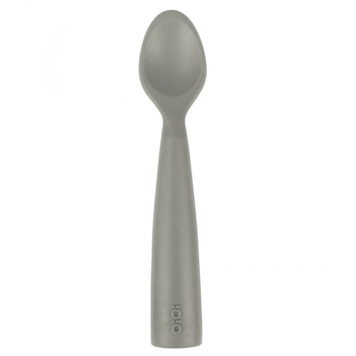 Mey İthalat®   Nam Nam Silikon Mama Kaşığı Powder Grey