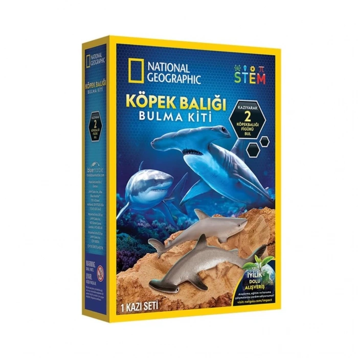 Mey İthalat® NAT07002 Köpek Balığı Bulma Kiti - TRHAMSHDIG +6 yaş