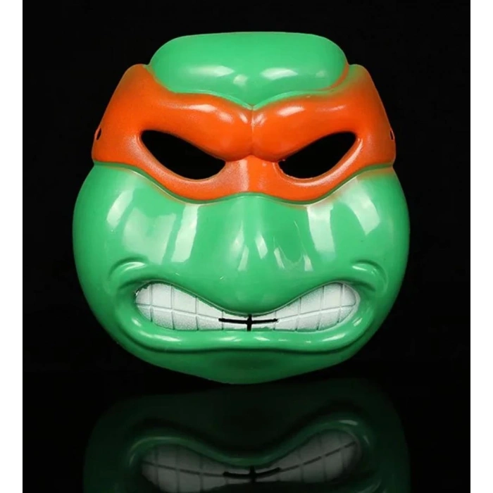 Mey İthalat® Ninja Kaplumbağalar Maskesi Michelangelo Maskesi