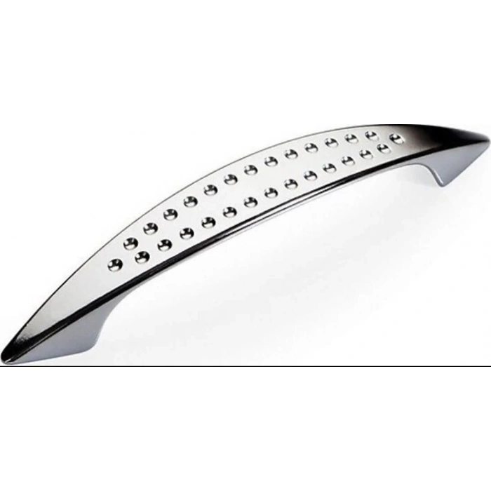 Mey İthalat® Noktalı Dolap Çekmece Kulpu 96 mm Krom