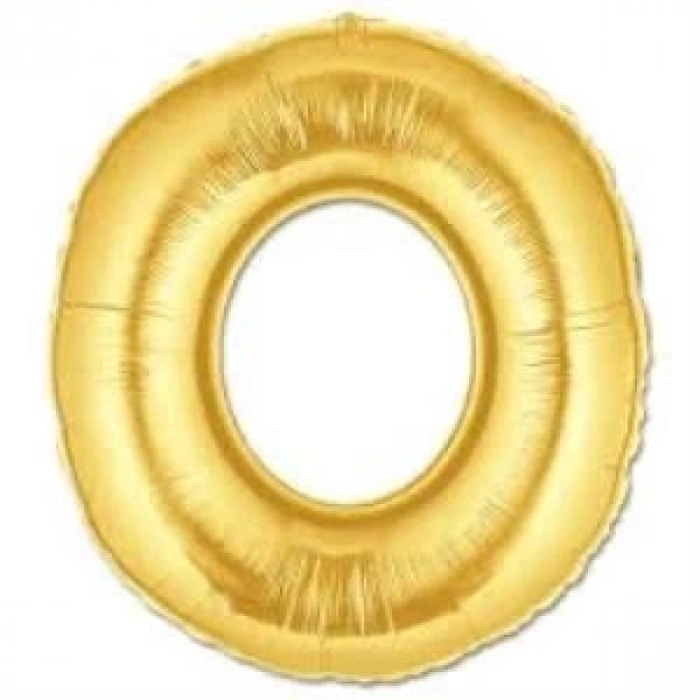 Mey İthalat® O Harf Folyo Balon Altın Renk  40 inç