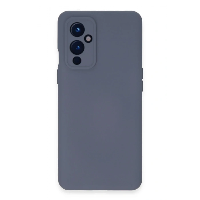 Mey İthalat®  One Plus 9 Kılıf Nano içi Kadife Silikon - Gri