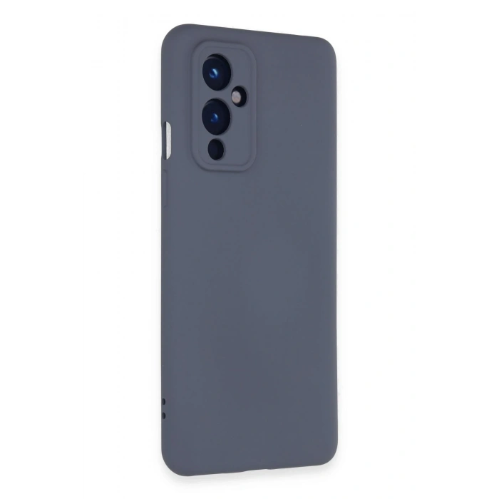 Mey İthalat®  One Plus 9 Kılıf Nano içi Kadife Silikon - Gri