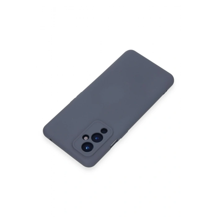 Mey İthalat®  One Plus 9 Kılıf Nano içi Kadife Silikon - Gri