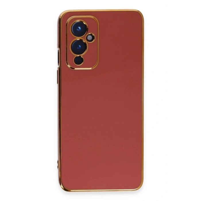 Mey İthalat®  One Plus 9 Kılıf Volet Silikon - Kırmızı