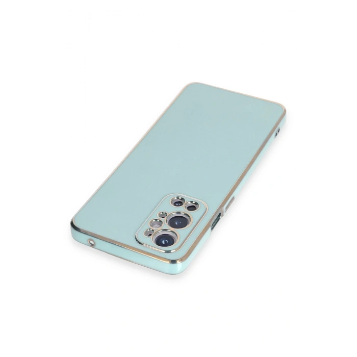 Mey İthalat®  One Plus 9 Pro Kılıf Volet Silikon - Açık Yeşil