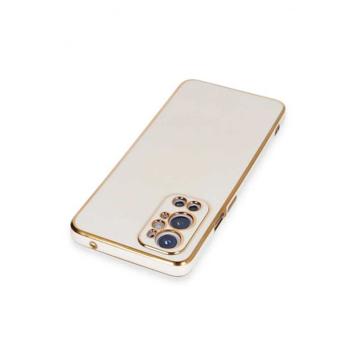 Mey İthalat®  One Plus 9 Pro Kılıf Volet Silikon - Beyaz