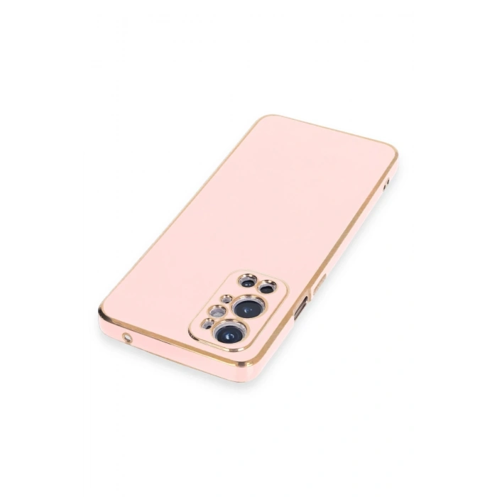 Mey İthalat®  One Plus 9 Pro Kılıf Volet Silikon - Pembe