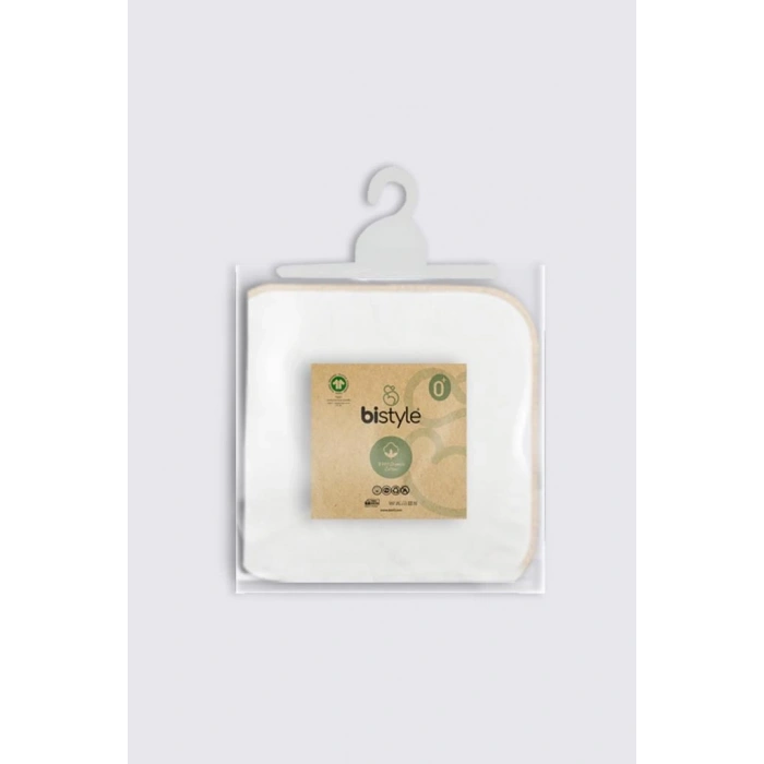 Mey İthalat®   Organik 28x28 10Lu Penye Mendil 90101 Ekru