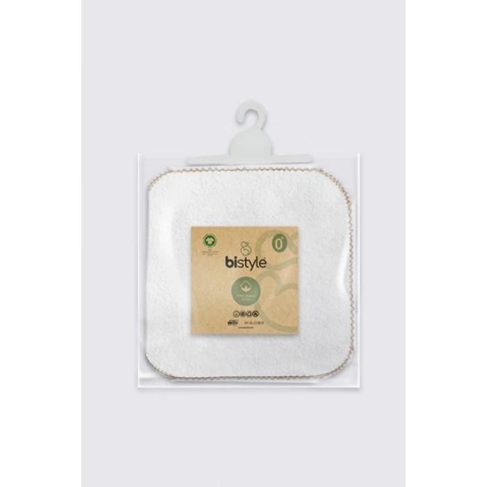 Mey İthalat®   Organik 28x28 6Lı Havlu Mendil 90105 Ekru