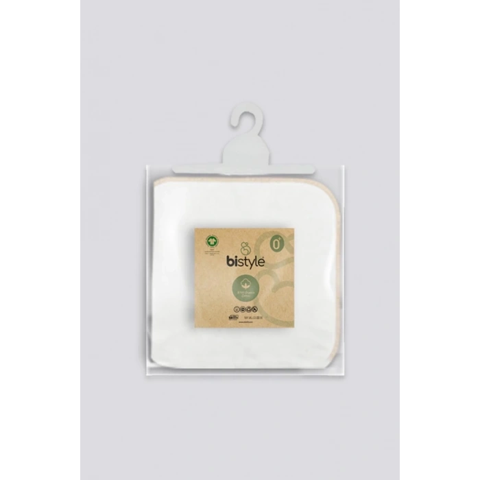 Mey İthalat®   Organik 28x28 6Lı Penye Mendil 90103 Ekru