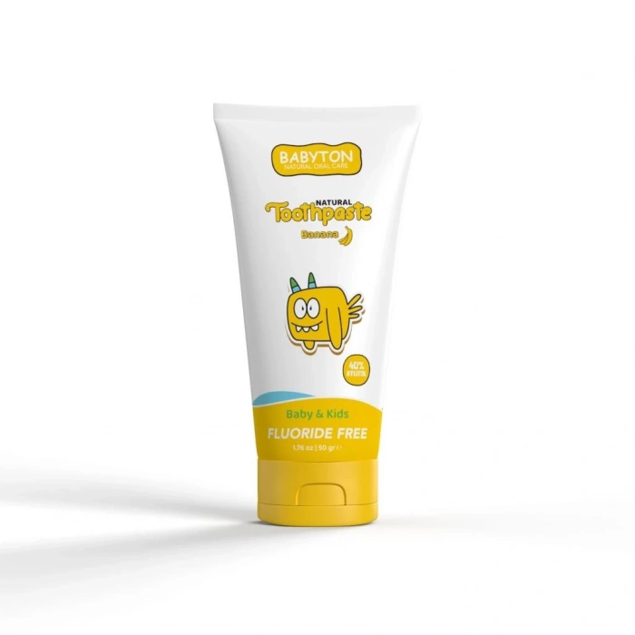 Mey İthalat®   Organik Doğal Muz Aromalı Diş Macunu 50 Gr