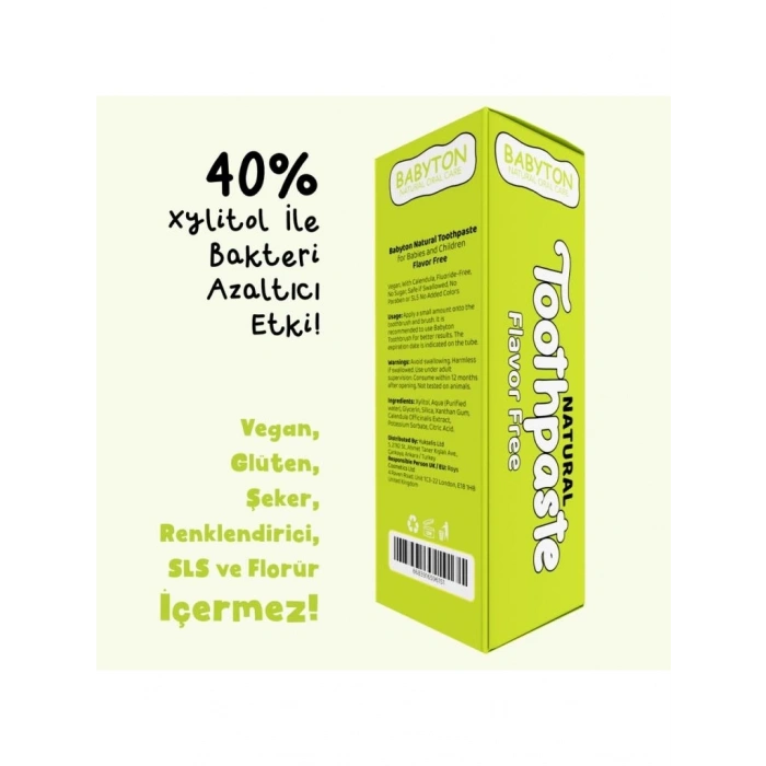 Mey İthalat®   Organik Doğal Natural Diş Macunu 50 Gr