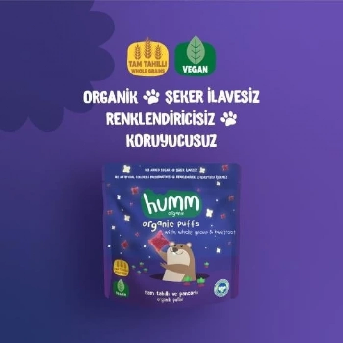 Mey İthalat® Organik Pancarlı ve Tam Tahıllı Puflar 30 Gr