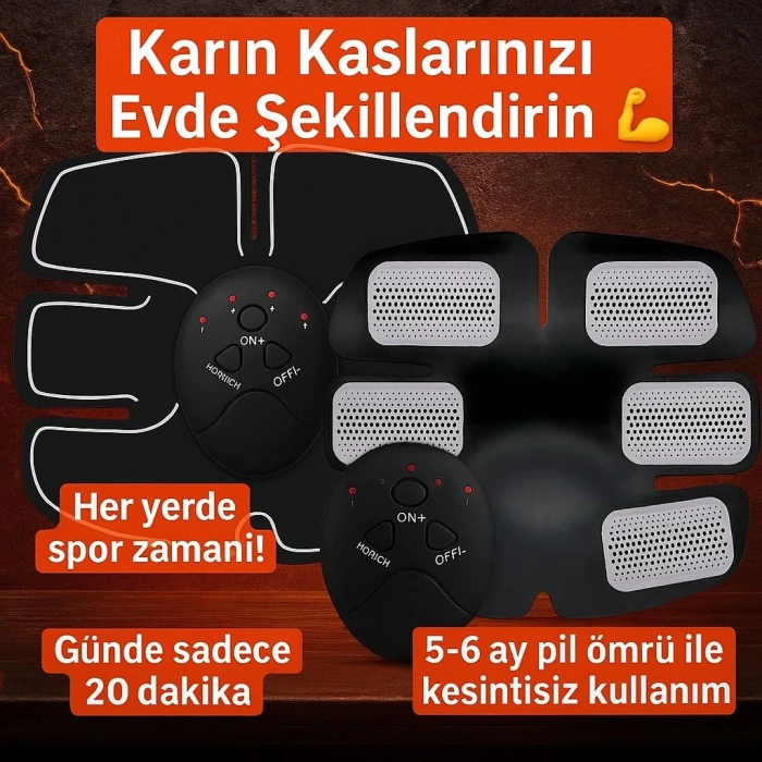Mey İthalat® Orijinal 2025 EMS Titreşimli Kas Çalıştırma Cihazı Evde Spor İçin A Kalite