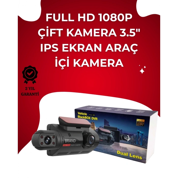 Mey İthalat® Otomatik Kayıtlı Full HD Araç Kamerası – Döngüsel Kayıt ve Hareket Algılama