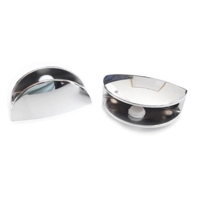 Mey İthalat® Oval Krom Etejer Camı Tutucu Takımı
