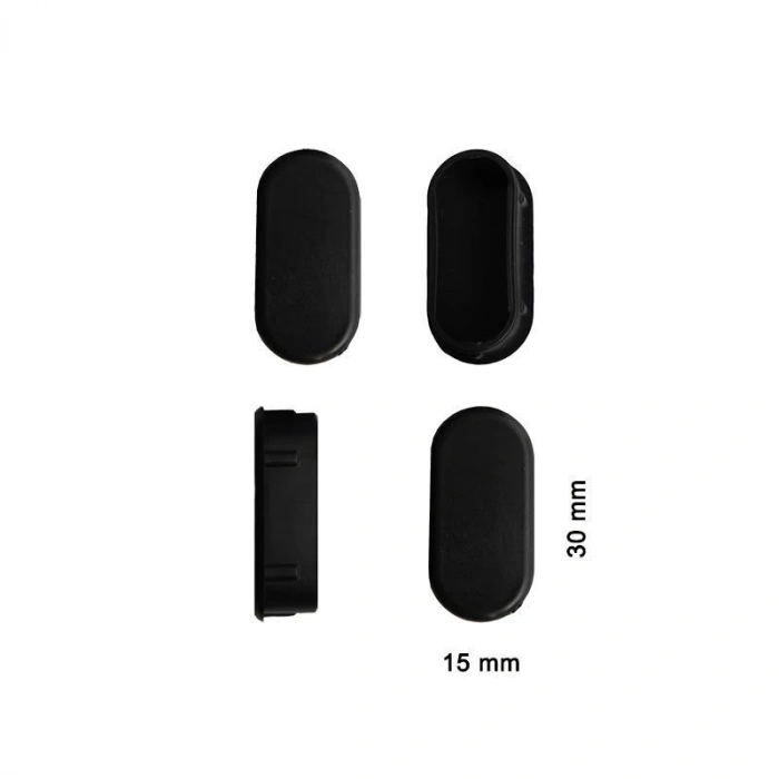 Mey İthalat® Oval Profil İç Tapa 15x30 mm 4 Adet
