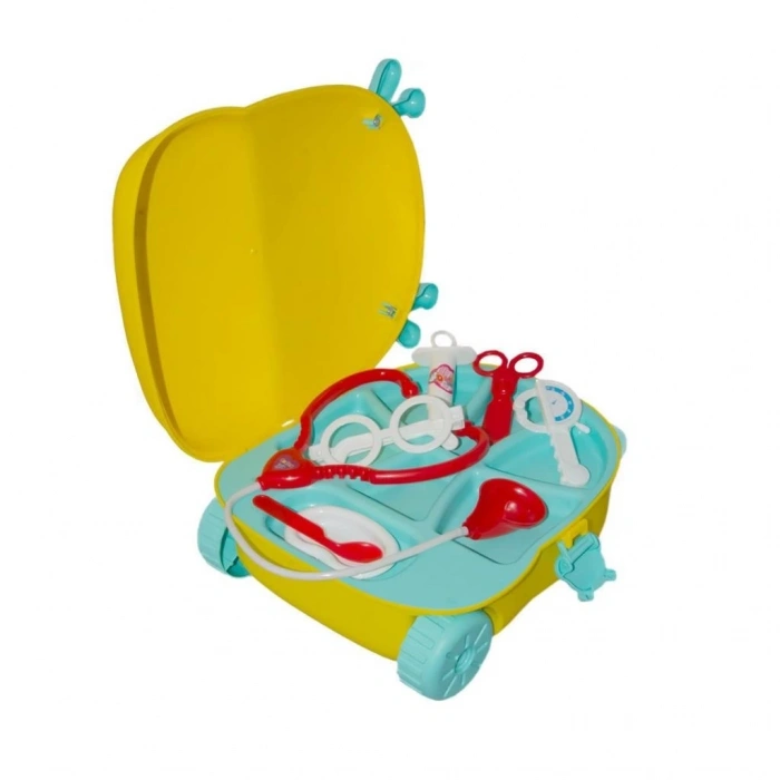 Mey İthalat® OYD-02613 Valizli Doktor Seti -Oydaş(Ürün oyuncaktır)