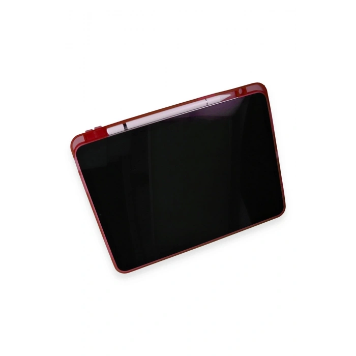 Mey İthalat®   Pad 6 Kılıf Kalemlikli Mars Tablet Kılıfı - Kırmızı