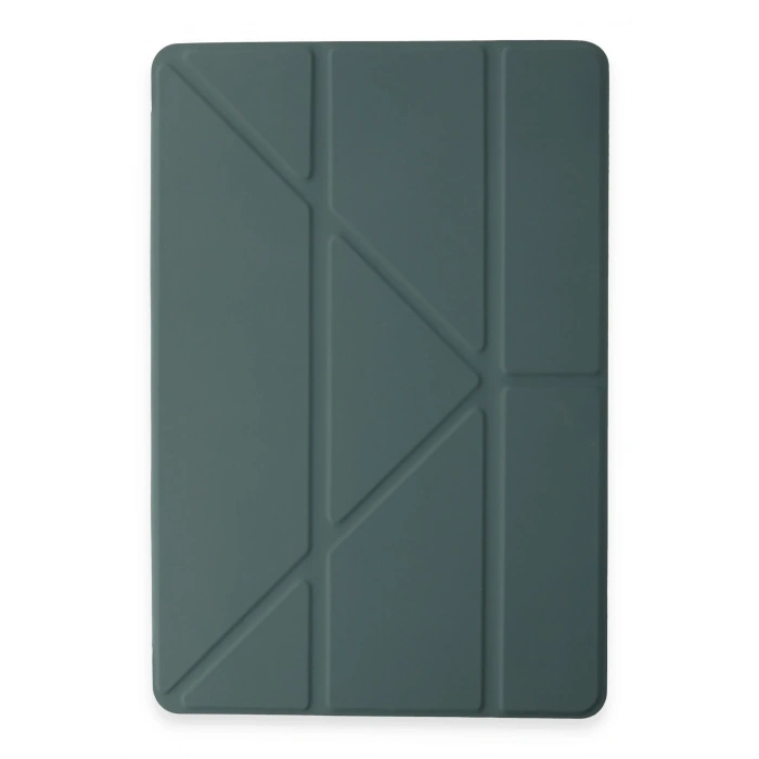 Mey İthalat®   Pad 6 Kılıf Kalemlikli Mars Tablet Kılıfı - Koyu Yeşil
