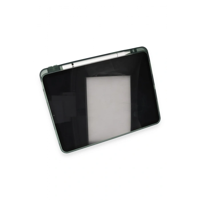 Mey İthalat®   Pad 6 Kılıf Kalemlikli Mars Tablet Kılıfı - Koyu Yeşil