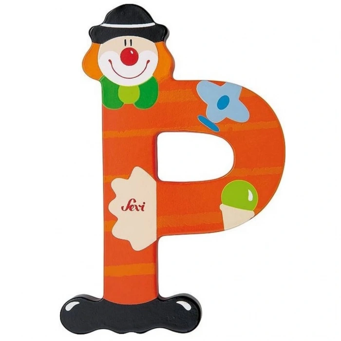 Mey İthalat® Palyanço Ahşap Harf P