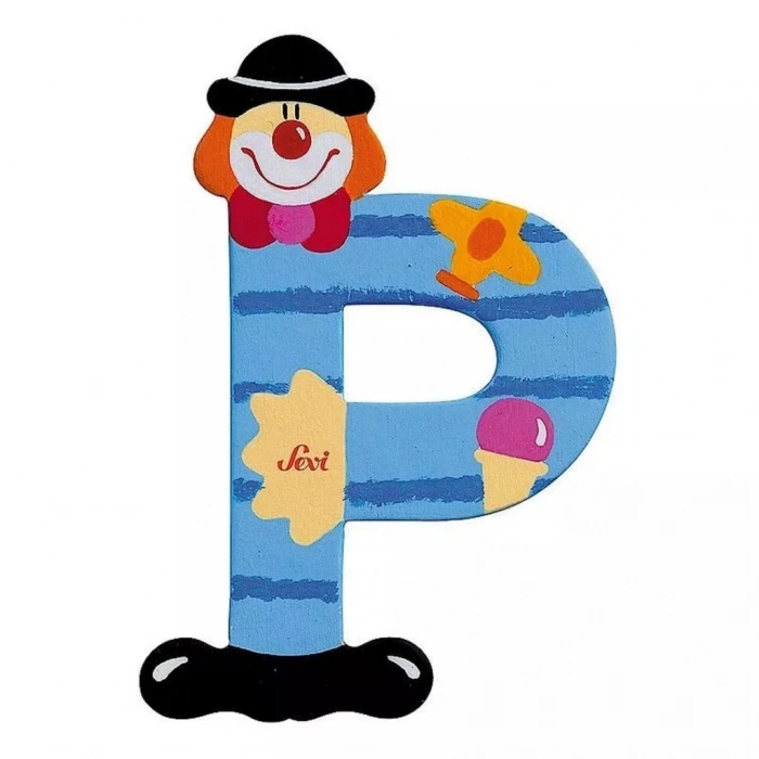 Mey İthalat® Palyanço Ahşap Harf P