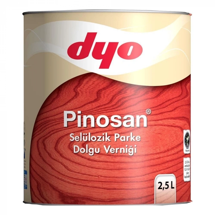Mey İthalat® Pinosan Selülozik Parke Dolgu Verniği 2,5 LT