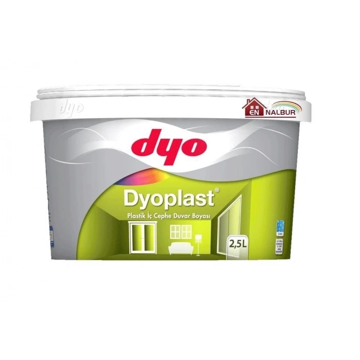 Mey İthalat®  plast Plastik İç Cephe Boyası 2,5 Litre Bayrak Kırmızı