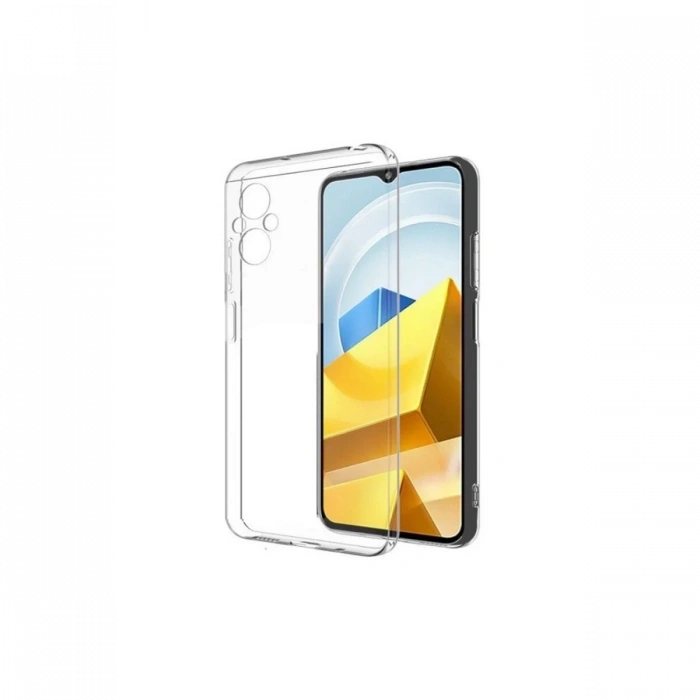 Mey İthalat®   Poco M5 Kılıf Lüx Şeffaf Silikon