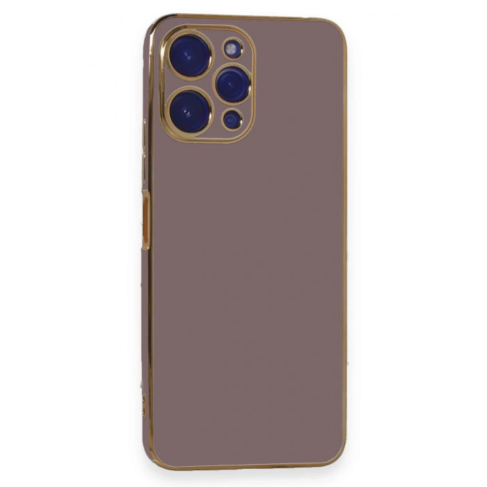 Mey İthalat®   Poco M6 Pro 5G Kılıf Volet Silikon - Mor
