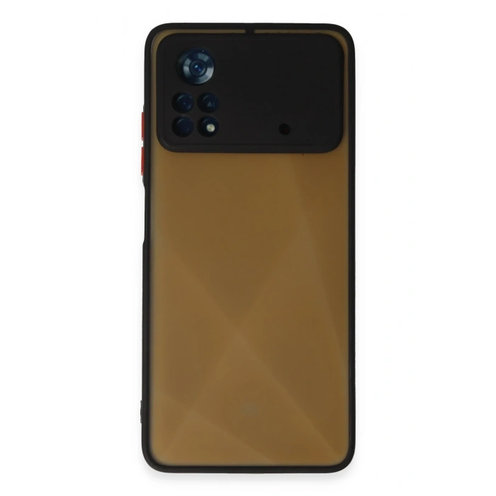 Mey İthalat®   Poco X4 Pro 5G Kılıf Montreal Silikon Kapak - Siyah