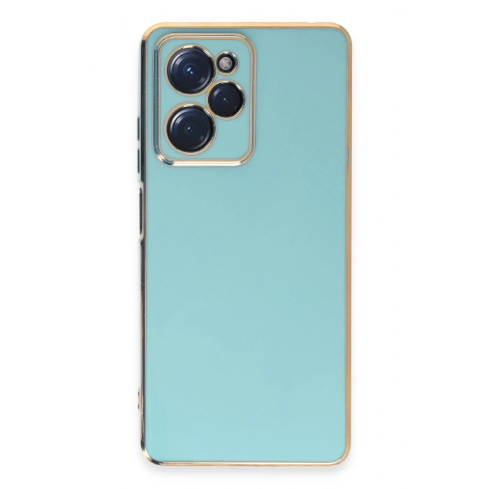 Mey İthalat®   Poco X5 Pro 5G Kılıf Volet Silikon - Açık Yeşil