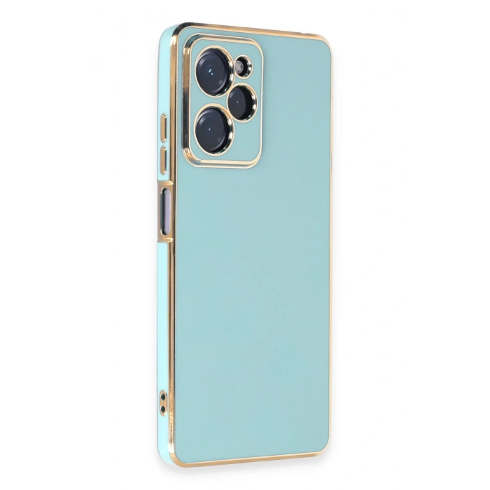 Mey İthalat®   Poco X5 Pro 5G Kılıf Volet Silikon - Açık Yeşil